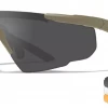 Wiley X Saber Advanced Sunglasses - Matte Tan Frame With Changeable Lenses