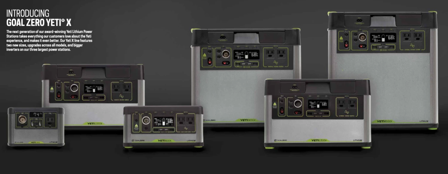 Goal Zero Lithium Yeti 3000X Portable Power Station 12 Goal Zero Lithium Yeti 3000X Portable Power Station