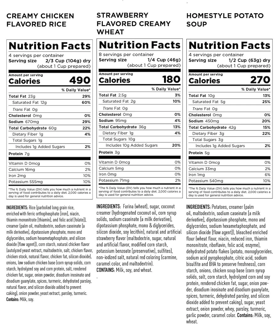 Emergency Essentials 1 Year Emergency Food Kit 19 Emergency Essentials 1 Year Emergency Food Kit