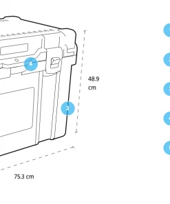 Pelican 45QW Elite Wheeled Cooler Coolers