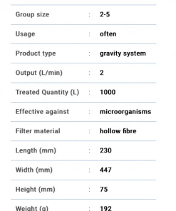 Katadyn BeFree Gravity Water Filtration System 3L 11 Katadyn BeFree Gravity Water Filtration System 3L