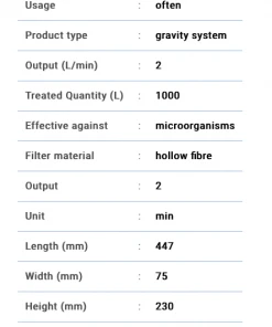 Katadyn Befree Water Filtration System 3L