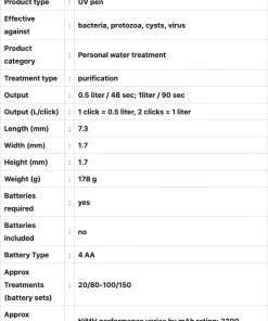 Steripen Classic™ 3 UV Water Purifier