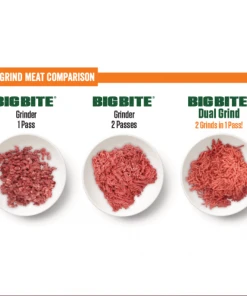 LEM DUAL GRIND #8 BIG BITE MEAT GRINDER - 0.5HP