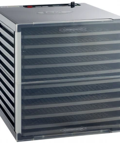 LEM Mighty Bite 10-Tray Double Door Countertop Dehydrator