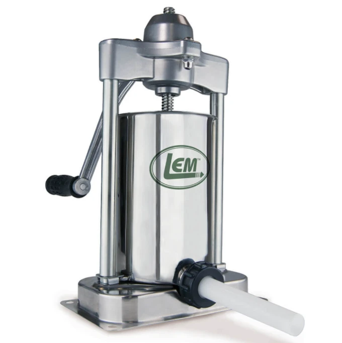 LEM MIGHTY BITE 5 LB. VERTICAL SAUSAGE STUFFER - PLASTIC STUFFING TUBES 1 LEM MIGHTY BITE 5 LB. VERTICAL SAUSAGE STUFFER - PLASTIC STUFFING TUBES