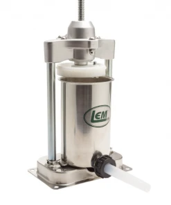 LEM MIGHTY BITE 5 LB. VERTICAL SAUSAGE STUFFER - PLASTIC STUFFING TUBES
