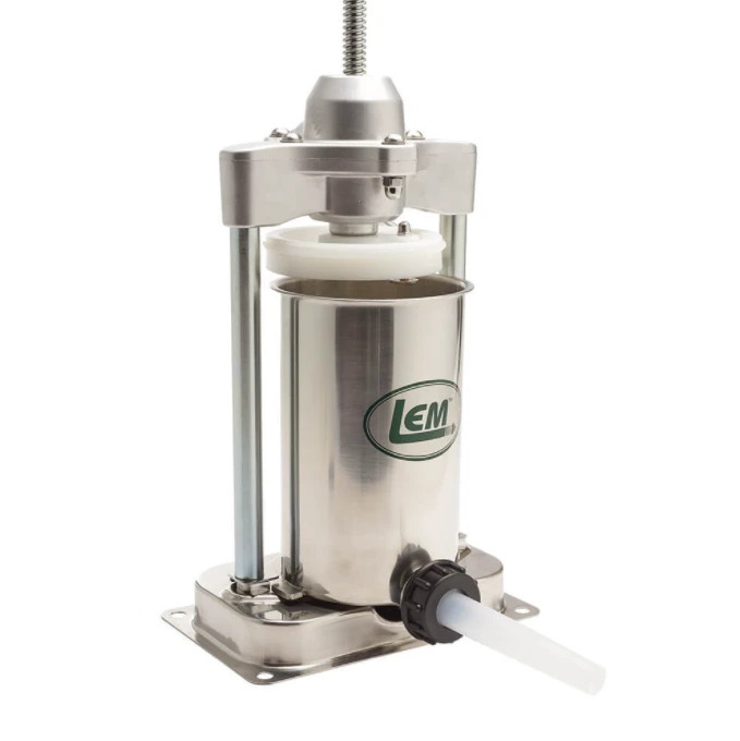 LEM MIGHTY BITE 5 LB. VERTICAL SAUSAGE STUFFER - PLASTIC STUFFING TUBES 2 LEM MIGHTY BITE 5 LB. VERTICAL SAUSAGE STUFFER - PLASTIC STUFFING TUBES