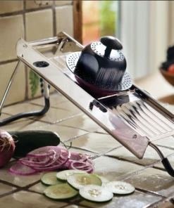 Roots & Harvest Stainless Steel Vegetable Slicer Home, Farm & Garden