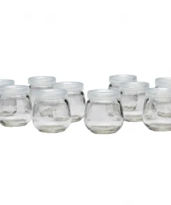 Roots & Harvest Yogurt Jars 4 Oz (12 Pack)