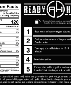 Ready Hour Black Burger Mix Case Pack