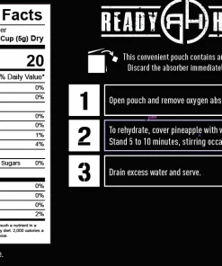 Ready Hour Freeze-Dried Pineapple Case Pack 7 Ready Hour Freeze-Dried Pineapple Case Pack