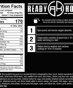 Ready Hour Gluten Free Food Kit 120 Serving Entrees