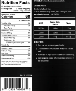 Ready Hour Peanut Butter Powder #10 Can Bakery