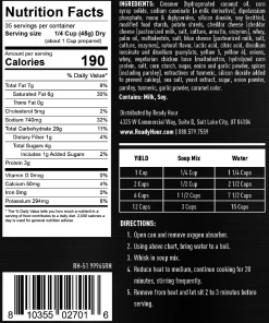 Ready Hour Potato Cheddar Soup #10 Can Entrees 7 Ready Hour Potato Cheddar Soup #10 Can Entrees