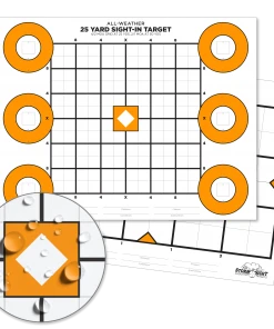 Rite In The Rain Weatherproof Zeroing Target, 8.5" X 11"