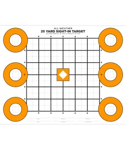 Rite In The Rain Weatherproof Zeroing Target, 8.5" X 11"