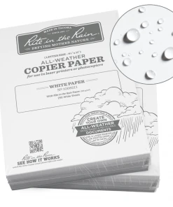 Rite In The Rain Weatherproof Bulk Copier Paper 8.5 In. X 11 In. 500 Sheets - 20#