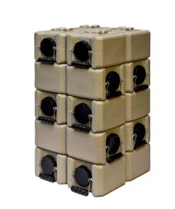 Standard WaterBrick 3.5 Gallon - Tan 10 Pack