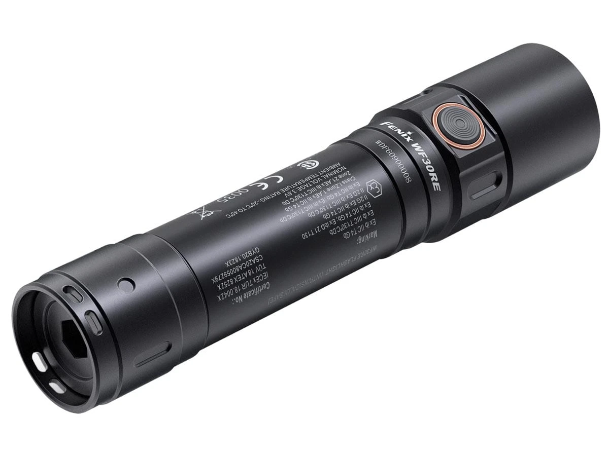 Fenix WF30RE 280 Lumens Intrinsically Safe Flashlight 2 Fenix WF30RE 280 Lumens Intrinsically Safe Flashlight