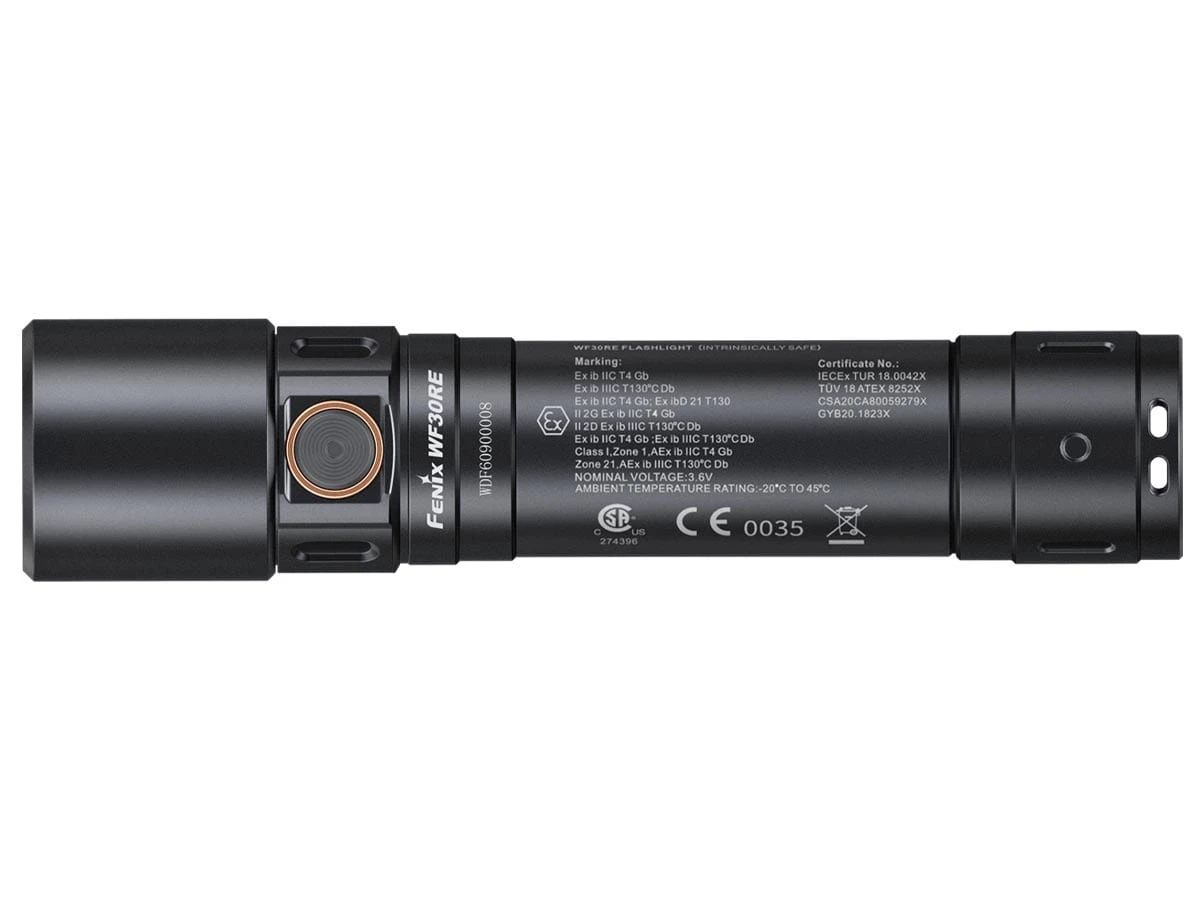 Fenix WF30RE 280 Lumens Intrinsically Safe Flashlight 4 Fenix WF30RE 280 Lumens Intrinsically Safe Flashlight