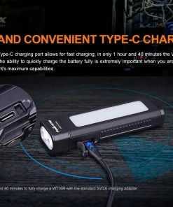 Flashlights FENIX WT16R 300 LUMENS RECHARGEABLE MAGNETIC FLASHLIGHT