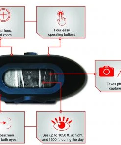 X-Vision Digital Hands Free Deluxe Night Vision Binoculars - XANB50 Gear