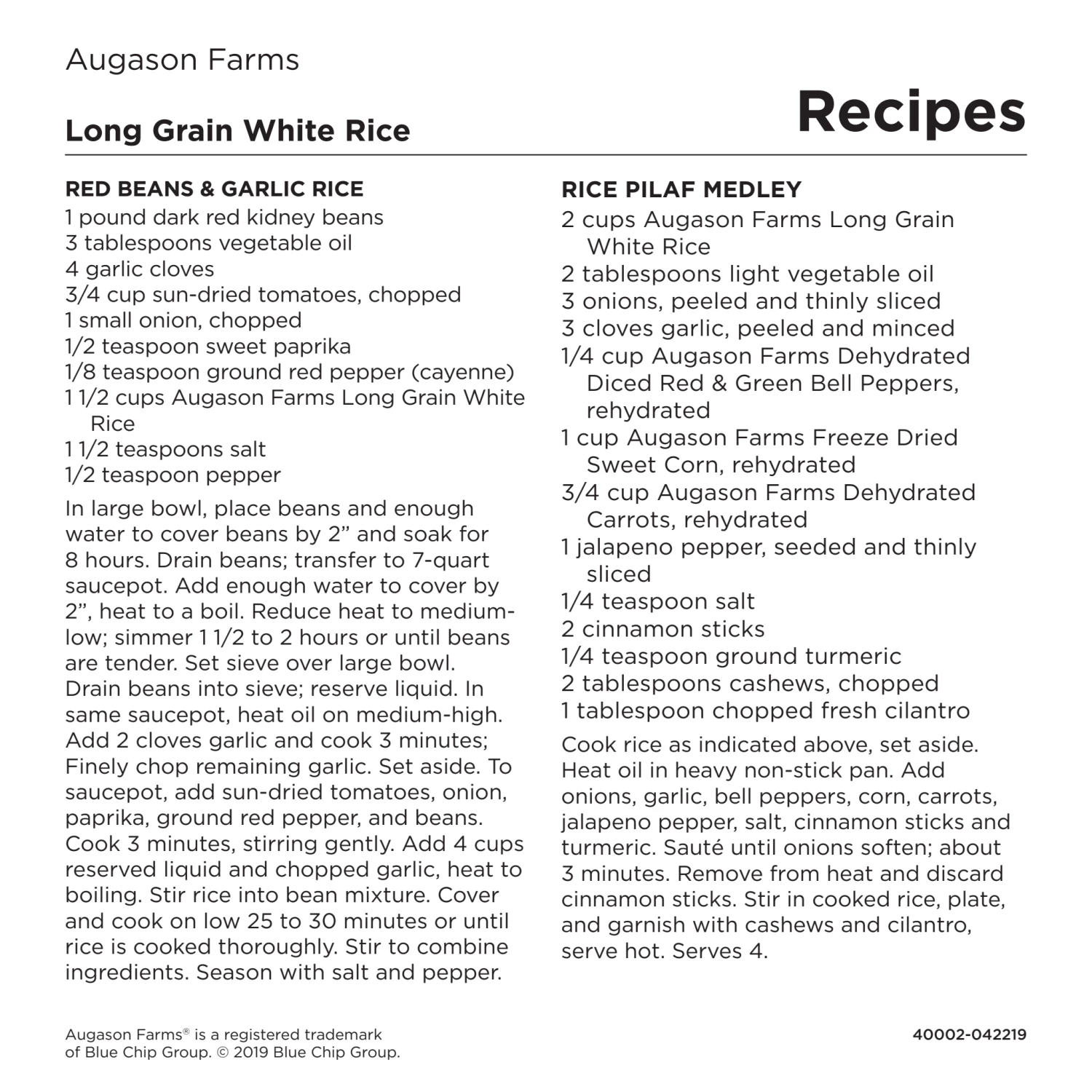 Food & Food Storage Augason Farms Long Grain White Rice 10 Food & Food Storage Augason Farms Long Grain White Rice