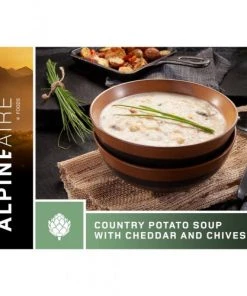 AlpineAire Country Potato Soup With Cheddar And Chives Backpacking Meals