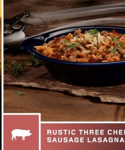 AlpineAire Rustic Three Cheese Sausage Lasagna Backpacking Meals