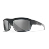 Gear Wiley X Ozone Sunglasses - Grey Silver Flash Lens With Matte Charcoal To Grey Fade Frame