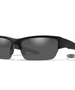 WILEY X VAPOR 2 Lens Pack ~ Smoke Grey - Clear With Matte Black Frame