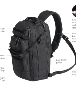 FIRST TACTICAL CROSSHATCH SLING PACK 19 FIRST TACTICAL CROSSHATCH SLING PACK