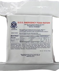 SOS Food Lab Inc SOS Emergency Ration Bar Case 20 Rations - 3600 Kcal