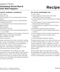 Augason Farms Dehydrated Diced Red & Green Bell Peppers