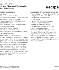 Augason Farms Chicken Flavored Vegetarian Meat Substitute Food & Food Storage 17 Augason Farms Chicken Flavored Vegetarian Meat Substitute Food & Food Storage