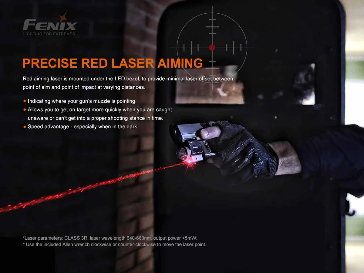 FENIX GL22 750 LUMENS TAC LIGHT WITH RED LASER SIGHT - 750 LUMENS Flashlights 9 FENIX GL22 750 LUMENS TAC LIGHT WITH RED LASER SIGHT - 750 LUMENS Flashlights