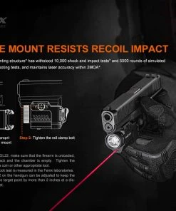 FENIX GL22 750 LUMENS TAC LIGHT WITH RED LASER SIGHT - 750 LUMENS Flashlights 24 FENIX GL22 750 LUMENS TAC LIGHT WITH RED LASER SIGHT - 750 LUMENS Flashlights