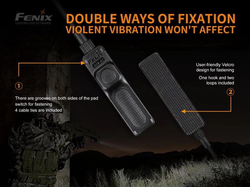 Fenix Lights FENIX AER-02 V 2.0 Remote Pressure Switch 4 Fenix Lights FENIX AER-02 V 2.0 Remote Pressure Switch