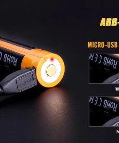 Fenix Lights Fenix ARB-L14 1600U 14500 1.5V Li-ion Build-In USB Charging Port Rechargeable Battery
