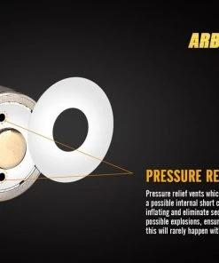 Fenix ARB-L16 700U 16340 Li-Ion Build-In USB Charging Port Rechargeable Battery Fenix Lights