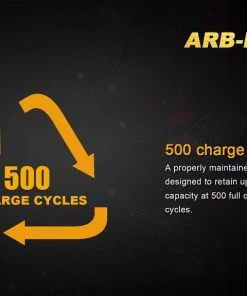 FENIX ARB-L18 2600 18650 LI-ION RECHARGEABLE BATTERY 13 FENIX ARB-L18 2600 18650 LI-ION RECHARGEABLE BATTERY
