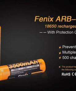 Fenix Lights FENIX ARB-L18 3500 18650 LI-ION RECHARGEABLE BATTERY