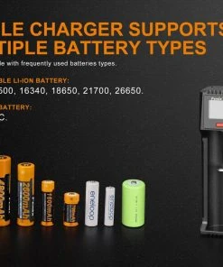Fenix ARE-D1 Single Bay Smart Battery Charger Fenix Lights 13 Fenix ARE-D1 Single Bay Smart Battery Charger Fenix Lights