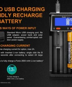Fenix ARE-D2 Dual Bay Smart Battery Charger