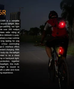 Gear Fenix BC05R Rechargeable Bicycle Tail Light 16 Gear Fenix BC05R Rechargeable Bicycle Tail Light