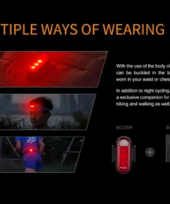 Gear Fenix BC05R Rechargeable Bicycle Tail Light 21 Gear Fenix BC05R Rechargeable Bicycle Tail Light