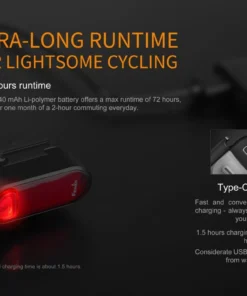 Gear Fenix BC05R Rechargeable Bicycle Tail Light 22 Gear Fenix BC05R Rechargeable Bicycle Tail Light