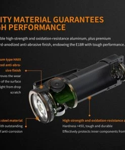 FENIX E18R 750 LUMENS RECHARGEABLE EDC FLASHLIGHT Flashlights 27 FENIX E18R 750 LUMENS RECHARGEABLE EDC FLASHLIGHT Flashlights