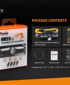 Headlamps FENIX HM23 COMPACT HEADLAMP